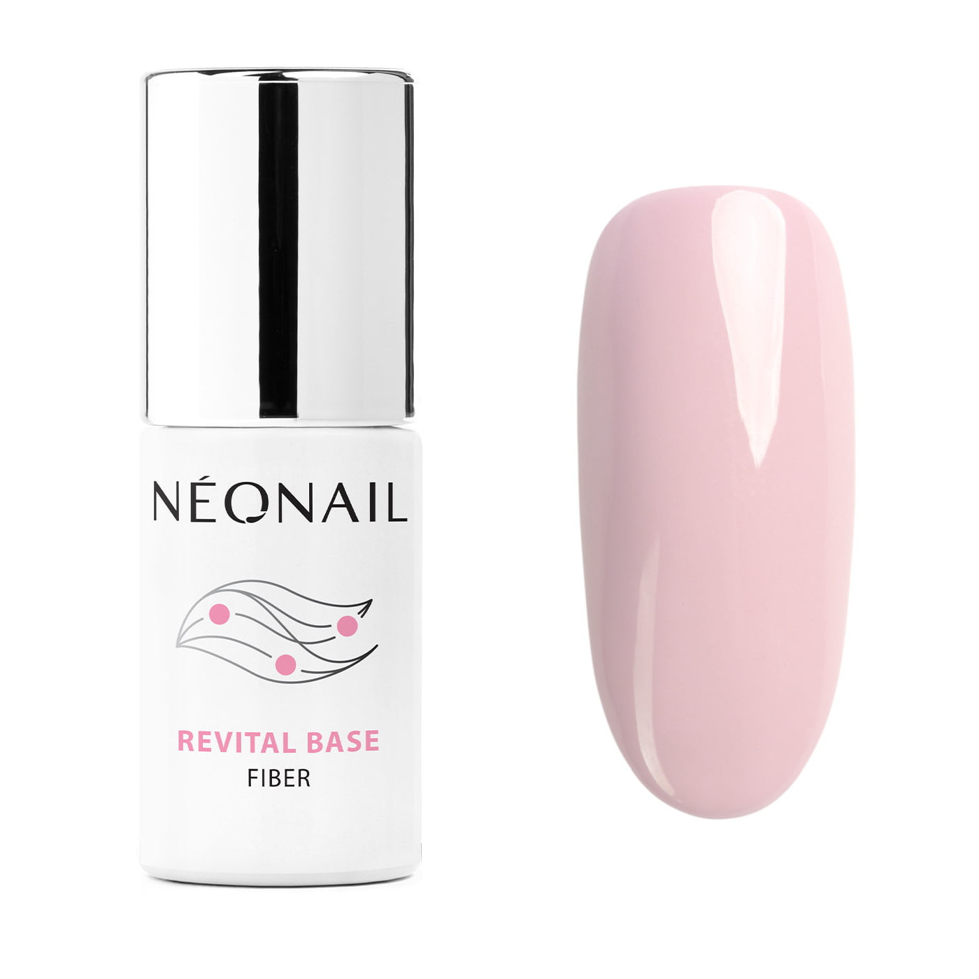 Gellak 7,2 ml - Revital Base Fiber Creamy Splash