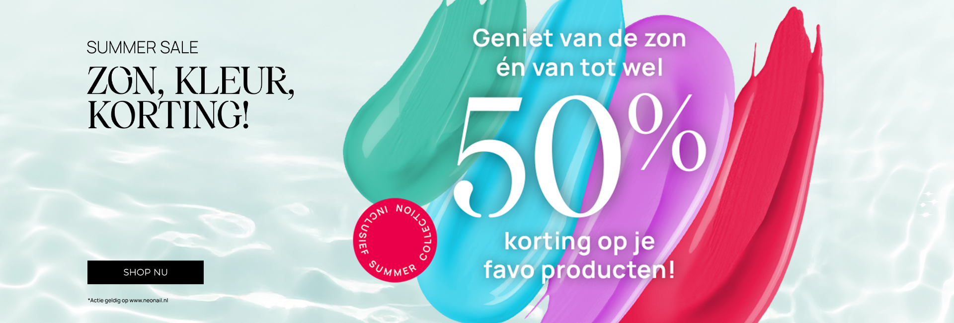 Summer Sales tot wel 50%